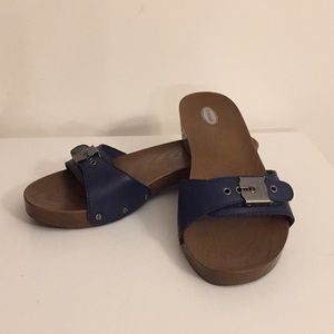NWOT The Dr. Scholls dark blue Sz 9